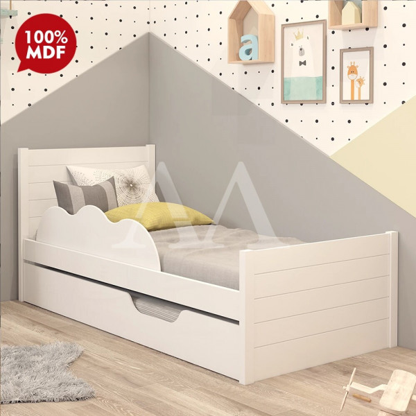 CAMA CIMOL BIBOX ELZA BRANCO CAMA CIMOL BIBOX ELZA BRANCO