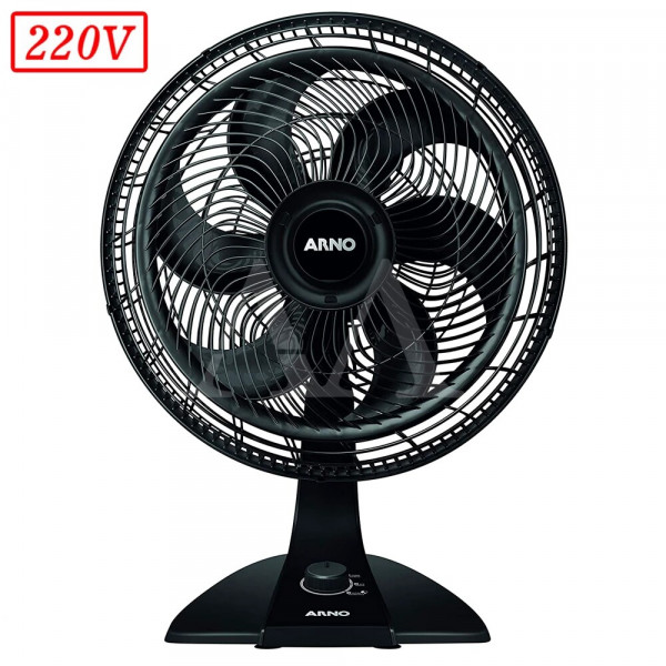VENTILADOR ARNO VF42 TURBO FORCE 2 EM 1 40CM 6 PAS 3 VEL 220V PRETO VENTILADOR ARNO VF42 TURBO FORCE 2 EM 1 40CM 6 PAS 3 VEL 220V PRETO