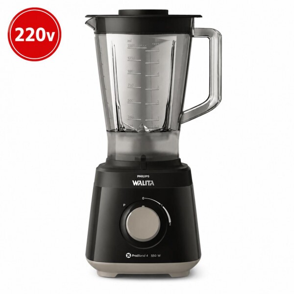 LIQUIDIFICADOR PHILIPS WALITA DAILY 550W 2 VEL 220V PRETO LIQUIDIFICADOR PHILIPS WALITA DAILY 550W 2 VEL 220V PRETO