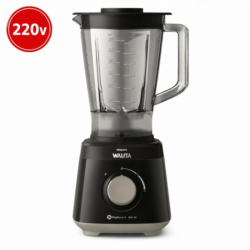 LIQUIDIFICADOR PHILIPS WALITA DAILY 550W 2 VEL 220V PRETO LIQUIDIFICADOR PHILIPS WALITA DAILY 550W 2 VEL 220V PRETO