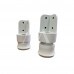 KIT TCIL PES C/6 PLASTICO C/ REGULAGEM BRANCO