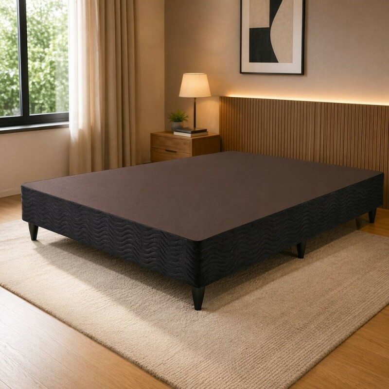 BASE BOX 138X188X30 ORTOBOM SOMMIER CAMURCA PRETO BASE BOX 138X188X30 ORTOBOM SOMMIER CAMURCA PRETO