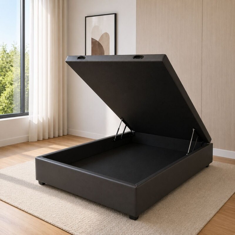 BASE BAU 138X188X39 MEGAFLEX BAU CORINO PRETO BASE BAU 138X188X39 MEGAFLEX BAU CORINO PRETO