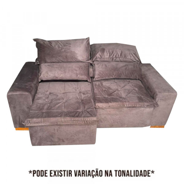 ESTOFADO BOMFLEX CHILE RETRATIL CHOCOLATE VELUDO ASTECA 08 ESTOFADO BOMFLEX CHILE RETRATIL CHOCOLATE VELUDO ASTECA 08