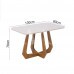 CJ MESA 4C CIMOL BROMELIA RETANGULAR 130x80 AMARILIS MADEIRA/OFFWHITE/LINHO CRU
