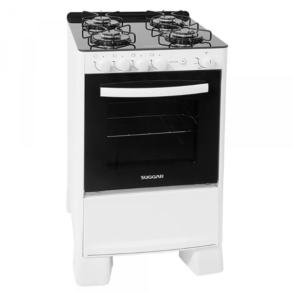 FOGAO 4B SUGGAR PISO COOK GLASS MESA VIDRO BRANCO FGVCG410BR FOGAO 4B SUGGAR PISO COOK GLASS MESA VIDRO BRANCO FGVCG410BR