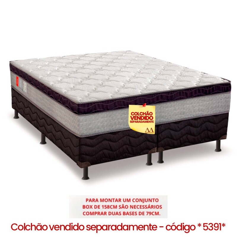 BASE BOX 79X198X30 RECONFLEX SOMIE FLEX BLACK
