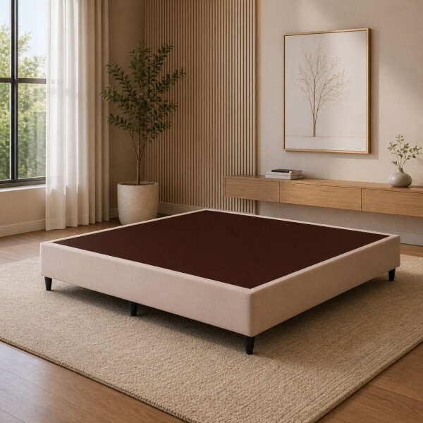 BASE BOX 138X188X30 ORTOBOM SOMMIER LINHO BEGE BASE BOX 138X188X30 ORTOBOM SOMMIER LINHO BEGE