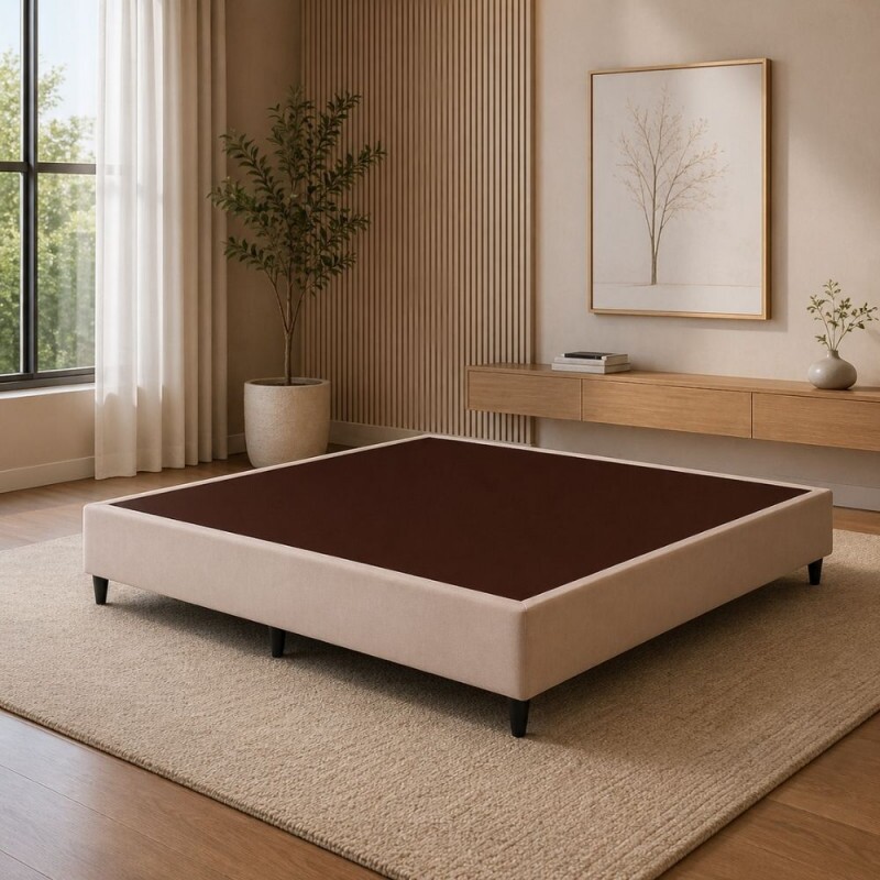 BASE BOX 138X188X30 ORTOBOM SOMMIER LINHO BEGE BASE BOX 138X188X30 ORTOBOM SOMMIER LINHO BEGE