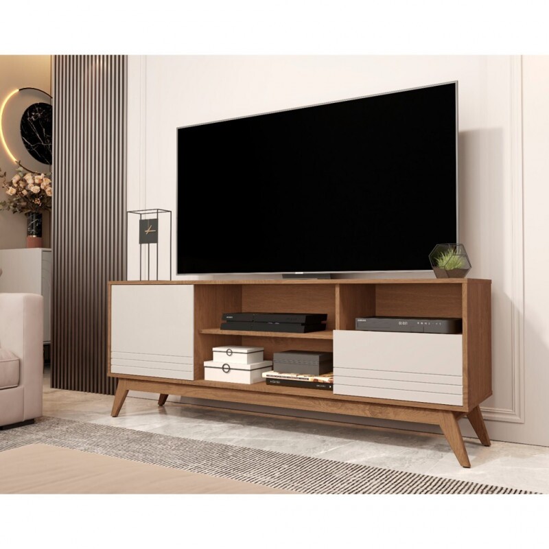 RACK GIGA KAIRO WOOD FREIJO/OFF WHITE RACK GIGA KAIRO WOOD FREIJO/OFF WHITE