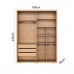 ROUPEIRO 4P. ABRIR 3G ROBEL CONCEPT 1.8 PUX PERFIL C/ PES HANOVER/FENDI LISO