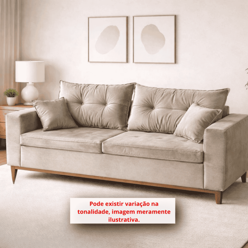 ESTOFADO RG EGITO 1.90 C/PILLOW BEGE ESCURO INCA 16 ESTOFADO RG EGITO 1.90 C/PILLOW BEGE ESCURO INCA 16