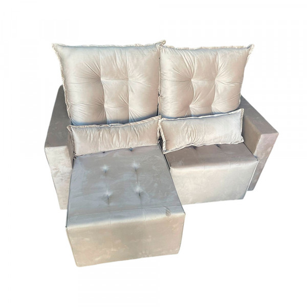 ESTOFADO RG BELO CAMPO RETRATIL 1.60 BEGE ESTOFADO RG BELO CAMPO RETRATIL 1.60 BEGE