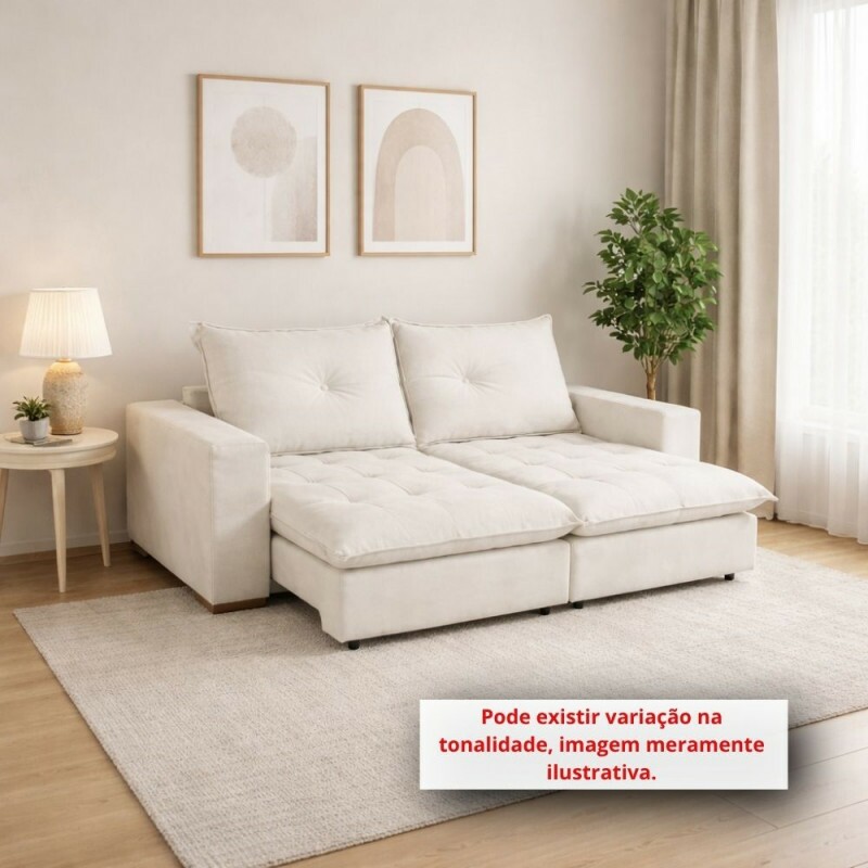 ESTOFADO DESIGN MILANO RETRATIL CAMA MARTE CRU ESTOFADO DESIGN MILANO RETRATIL CAMA MARTE CRU