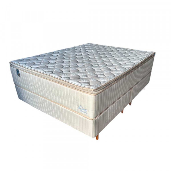 CJ BASE BOX/COLCHAO 158X198X73 PLUMATEX LINZ ULTRA MOLAS ENSACADAS