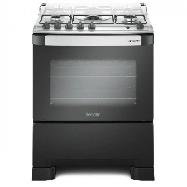 FOGAO 5B MUELLER DECORATO PRETO FOSCO FOGAO 5B MUELLER DECORATO PRETO FOSCO