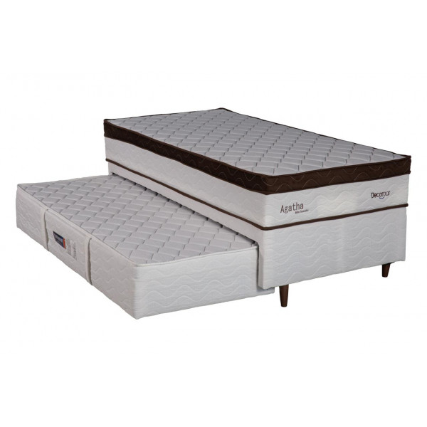 CJ BASE BOX/COLCHAO 88X188X68 DESIGN AGATA MOLAS ENSACADAS C/AUXILIAR CJ BASE BOX/COLCHAO 88X188X68 DESIGN AGATA MOLAS ENSACADAS C/AUXILIAR