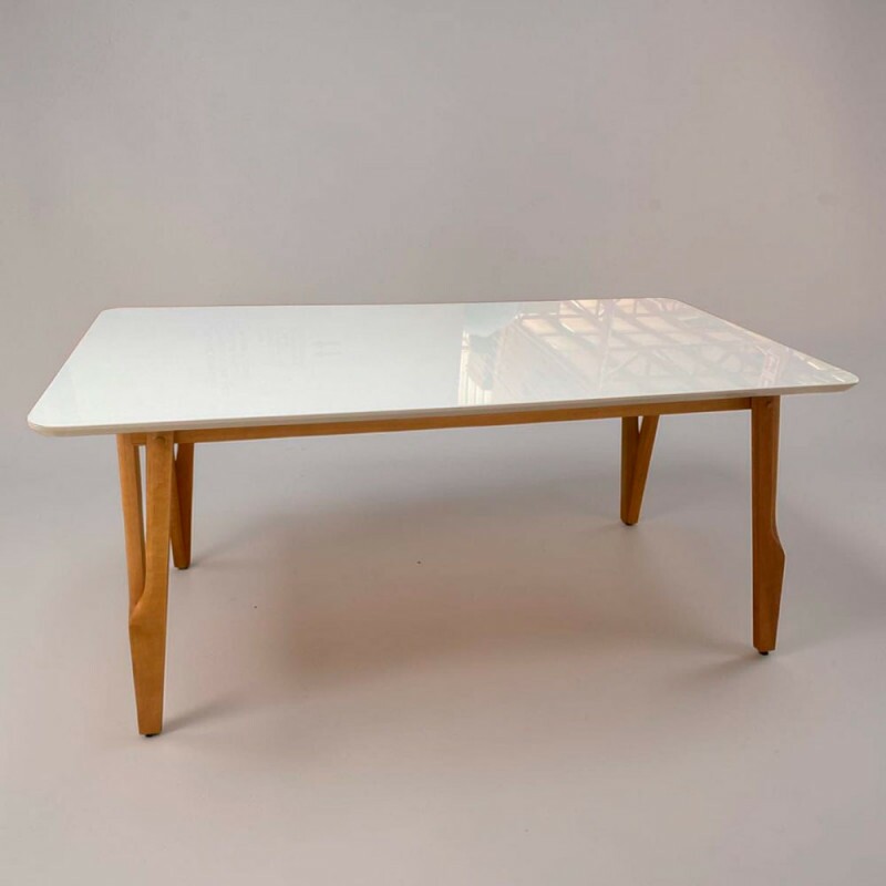 MESA ART ASSENTOS SIENA RETANGULAR 180X90 C/VDO MEL/OFF WHITE MESA ART ASSENTOS SIENA RETANGULAR 180X90 C/VDO MEL/OFF WHITE