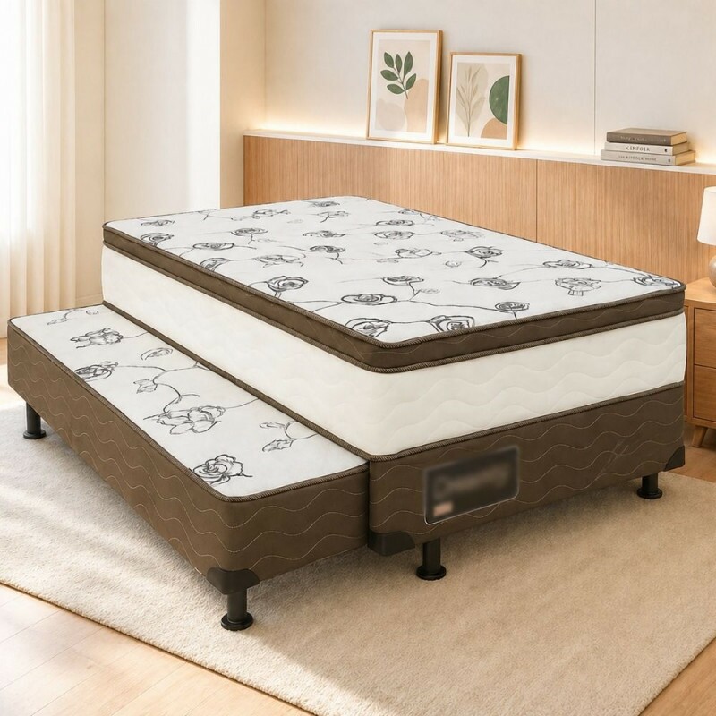 CAMA BOX 88X188X48 HOPEMAG NEW CHICAGO C/ AUXILIAR CAMA BOX 88X188X48 HOPEMAG NEW CHICAGO C/ AUXILIAR