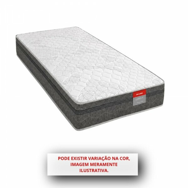 COLCHAO MOLAS 88X188X24 RECONFLEX COMFORT BLACK ENSACADAS