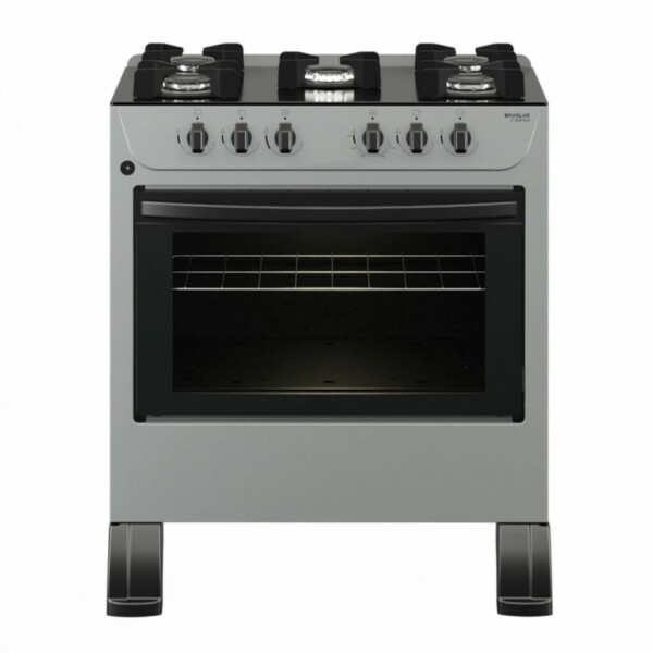 FOGAO 5B BRASLAR CARINA FRONT MESA VIDRO TITANIUM FOGAO 5B BRASLAR CARINA FRONT MESA VIDRO TITANIUM