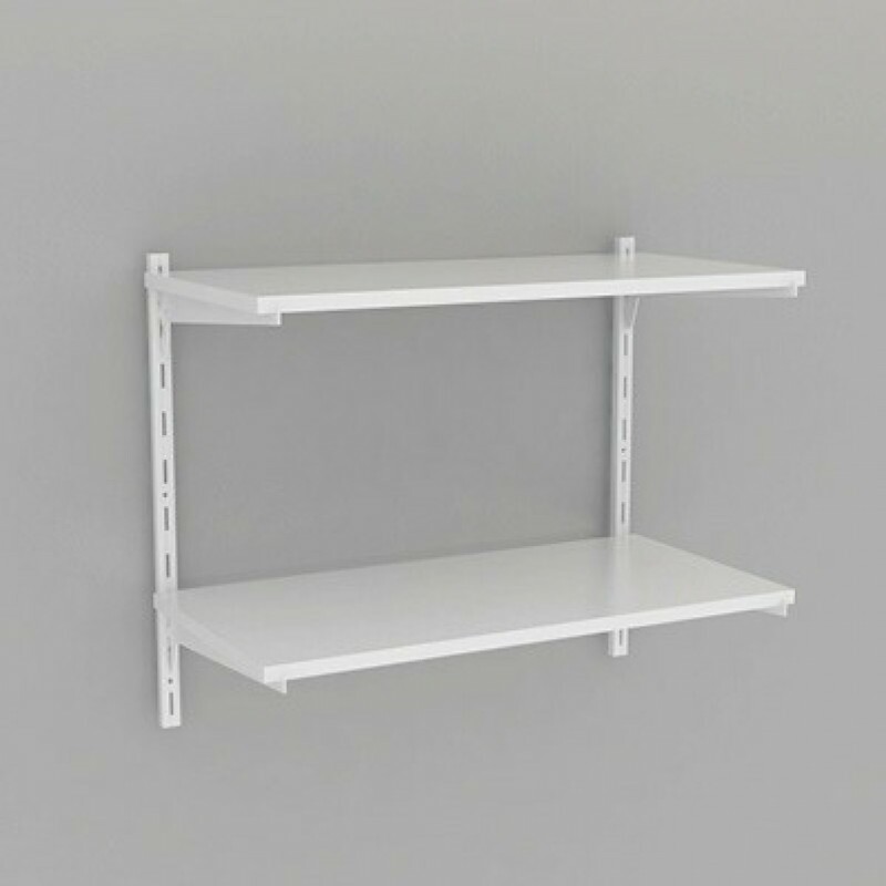 KIT 2 PRATELEIRA BRASFORMA MULTIUSO 60X30 C/TRILHO BRANCO KIT 2 PRATELEIRA BRASFORMA MULTIUSO 60X30 C/TRILHO BRANCO
