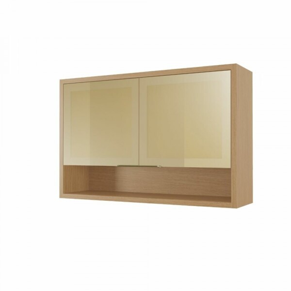 ARMARIO NESHER 2P ABRIR REFLECTA CONDESSA 120CM CARVALHO 501219 ARMARIO NESHER 2P ABRIR REFLECTA CONDESSA 120CM CARVALHO 501219