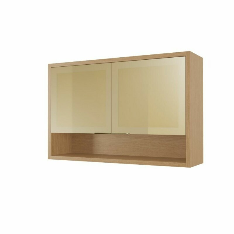 ARMARIO NESHER 2P ABRIR REFLECTA CONDESSA 120CM CARVALHO 501219 ARMARIO NESHER 2P ABRIR REFLECTA CONDESSA 120CM CARVALHO 501219