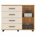 COMODA 4G 1P. ABRIR DEMOBILE FLORA CINAMOMO/OFF WHITE COMODA 4G 1P. ABRIR DEMOBILE FLORA CINAMOMO/OFF WHITE