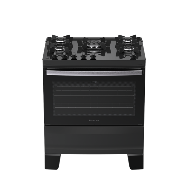 FOGAO 5B ATLAS AGILE UP MESA VIDRO PRETO 25 FOGAO 5B ATLAS AGILE UP MESA VIDRO PRETO 25