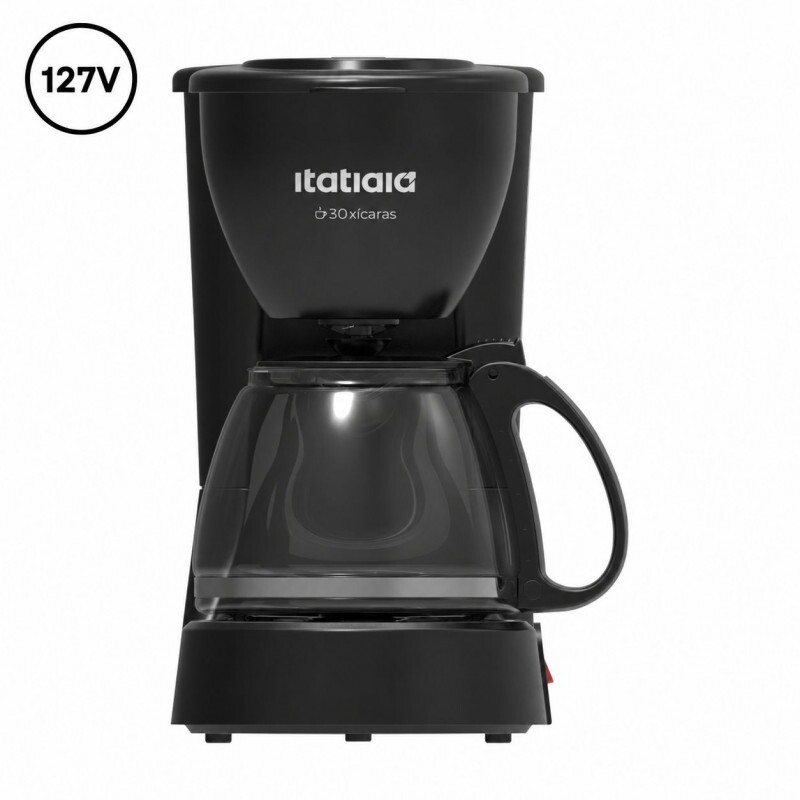 CAFETEIRA ITATIAIA 30 XICARAS 550W 127V PRETA