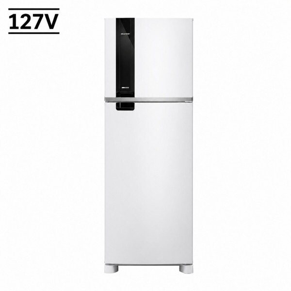 REFRIGERADOR BRASTEMP DOMEST BRM46 FROST FREE DUPLEX 385L 220V BRANCO REFRIGERADOR BRASTEMP DOMEST BRM46 FROST FREE DUPLEX 385L 220V BRANCO