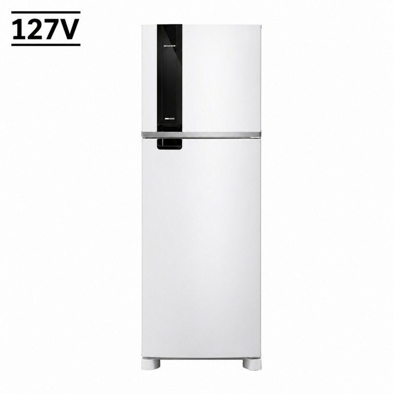 REFRIGERADOR BRASTEMP DOMEST BRM46 FROST FREE DUPLEX 385L 220V BRANCO REFRIGERADOR BRASTEMP DOMEST BRM46 FROST FREE DUPLEX 385L 220V BRANCO