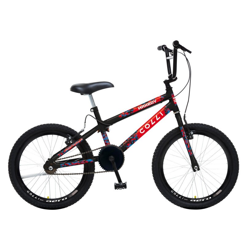 BICICLETA COLLI MAX BOY CROSS ARO 20 S/MARCHA PRETO FOSCO D BICICLETA COLLI MAX BOY CROSS ARO 20 S/MARCHA PRETO FOSCO D