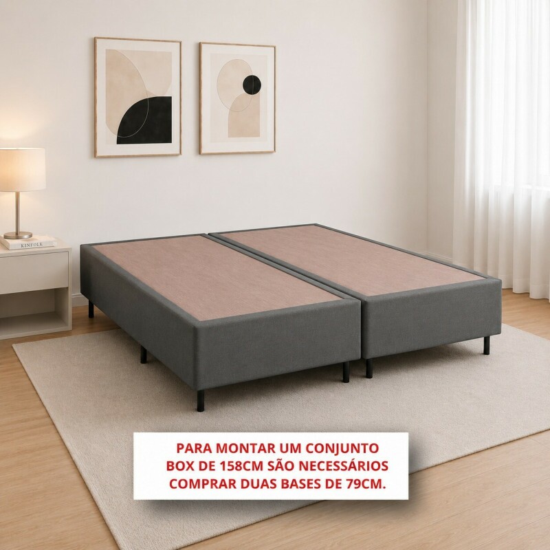 BASE BOX 79X198X30 PROBEL LISO CINZA BASE BOX 79X198X30 PROBEL LISO CINZA